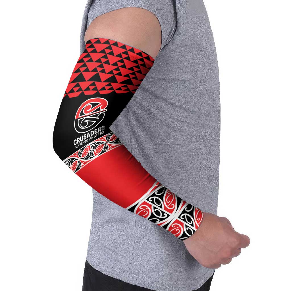 New Zealand Rugby Pacific Custom Arm Sleeves Whatumoana Maori Kowhaiwhai Pattern - Aussie Hoodie