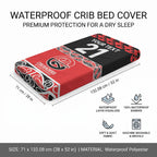 New Zealand Maori Rugby Pacific Custom Baby Bed Cover Whatumoana Maori Kowhaiwhai Pattern