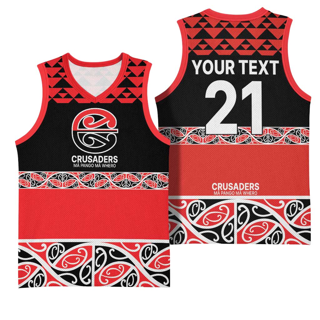 New Zealand Rugby Pacific Custom Basketball Jersey Whatumoana Maori Kowhaiwhai Pattern - Aussie Hoodie