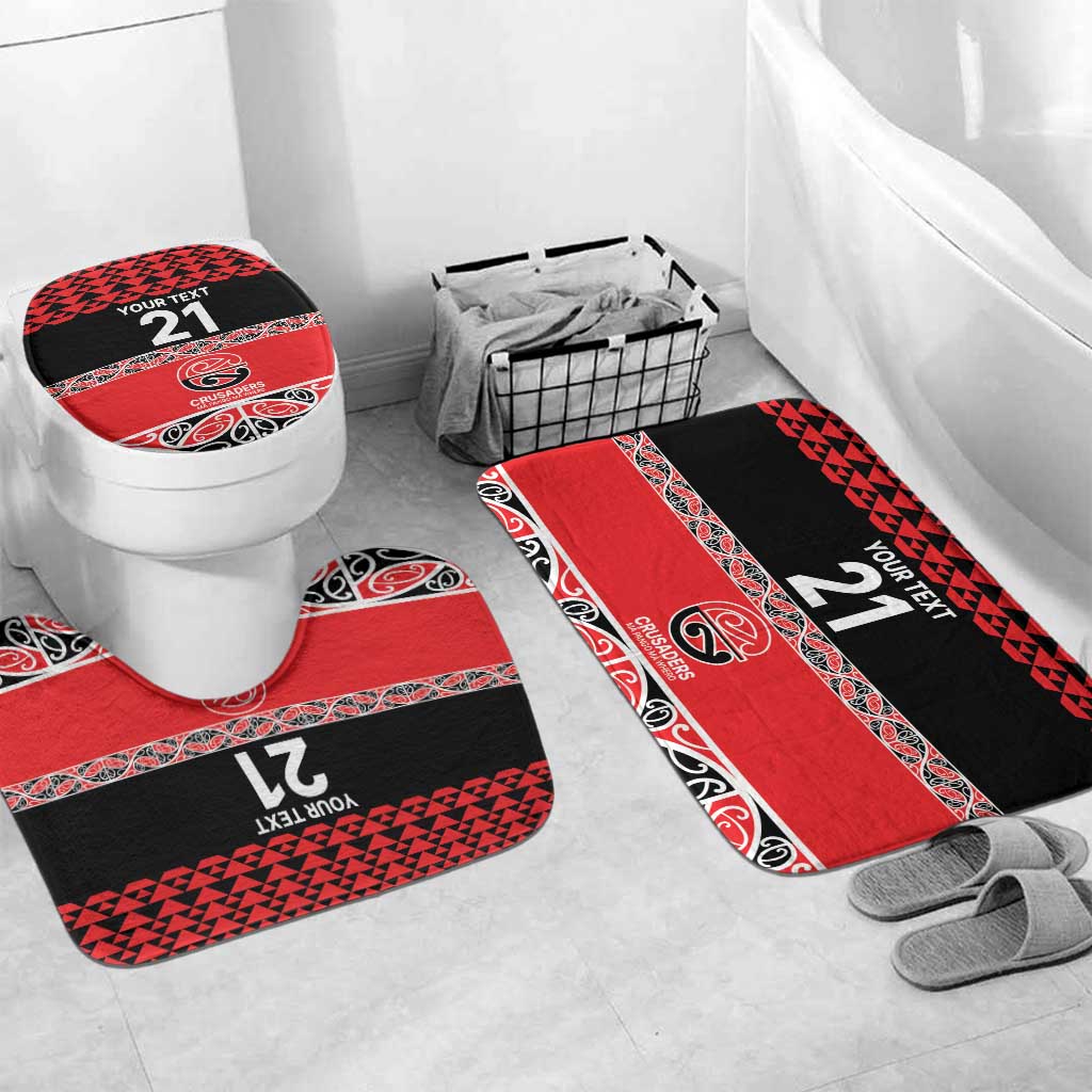 New Zealand Rugby Pacific Custom Bathroom Set Whatumoana Maori Kowhaiwhai Pattern - Aussie Hoodie