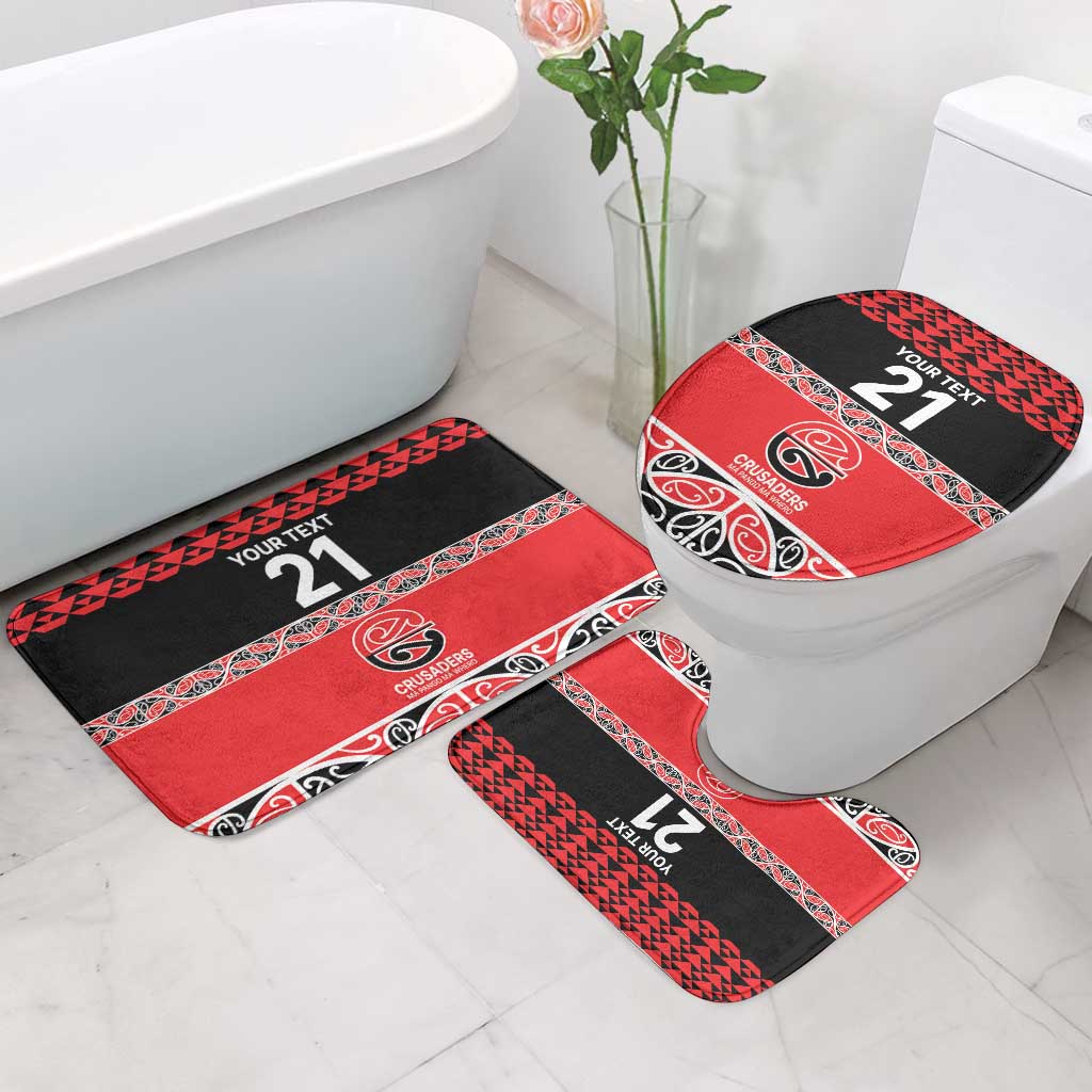 New Zealand Rugby Pacific Custom Bathroom Set Whatumoana Maori Kowhaiwhai Pattern - Aussie Hoodie