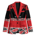 New Zealand Rugby Pacific Custom Blazer Whatumoana Maori Kowhaiwhai Pattern - Aussie Hoodie
