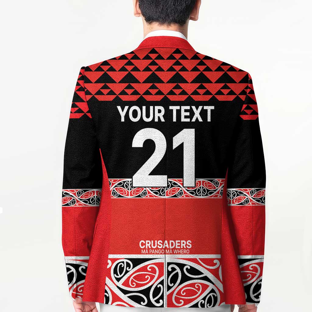 New Zealand Rugby Pacific Custom Blazer Whatumoana Maori Kowhaiwhai Pattern - Aussie Hoodie