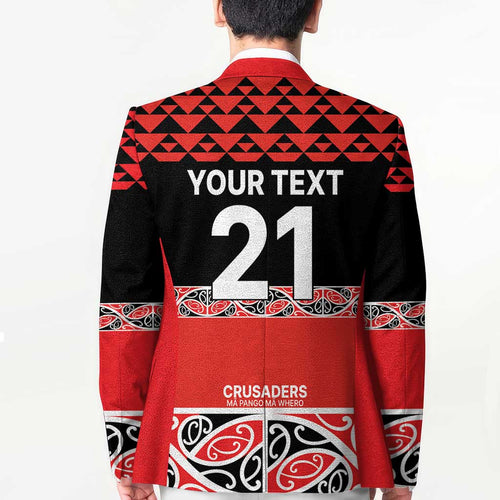 New Zealand Rugby Pacific Custom Blazer Whatumoana Maori Kowhaiwhai Pattern - Aussie Hoodie