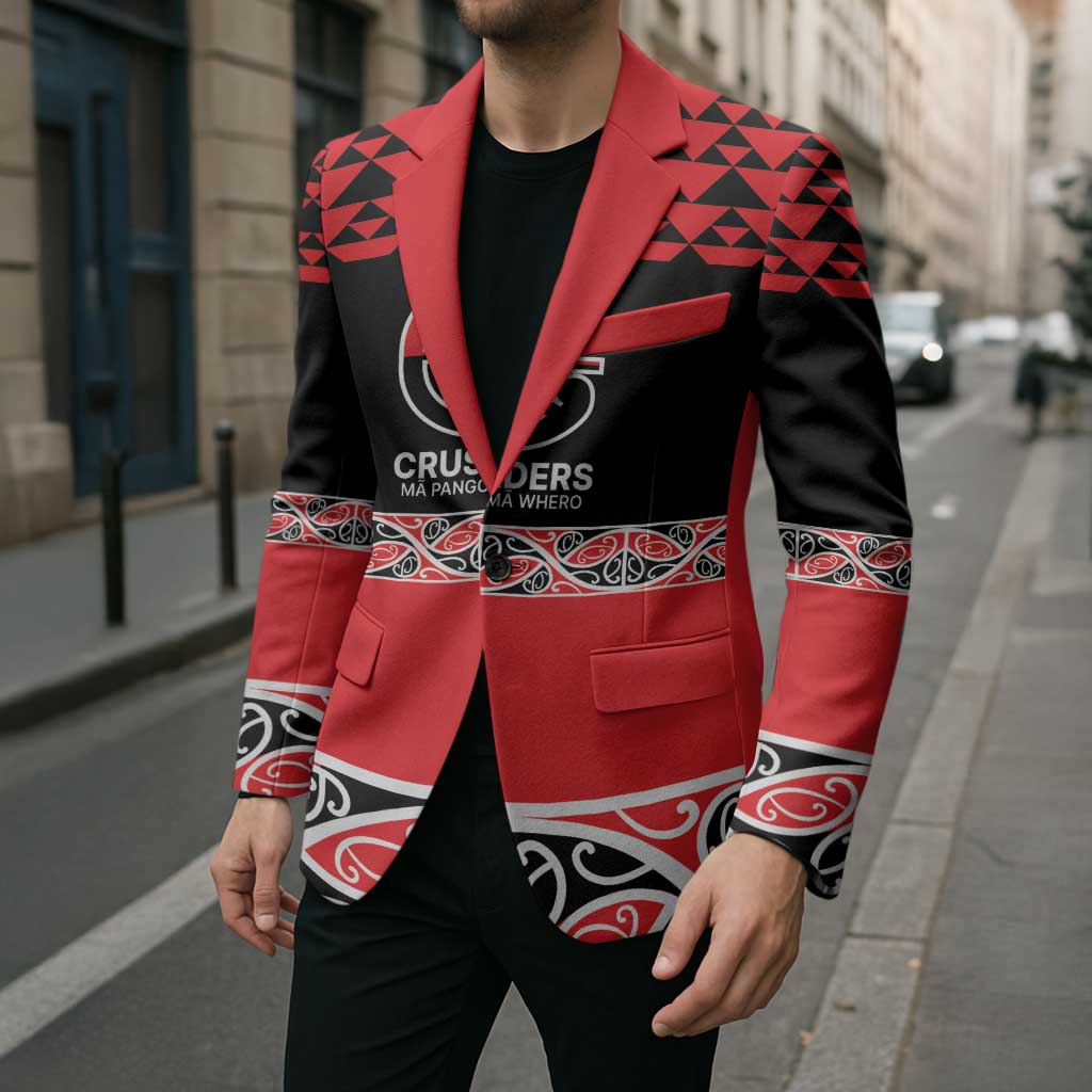 New Zealand Rugby Pacific Custom Blazer Whatumoana Maori Kowhaiwhai Pattern - Aussie Hoodie