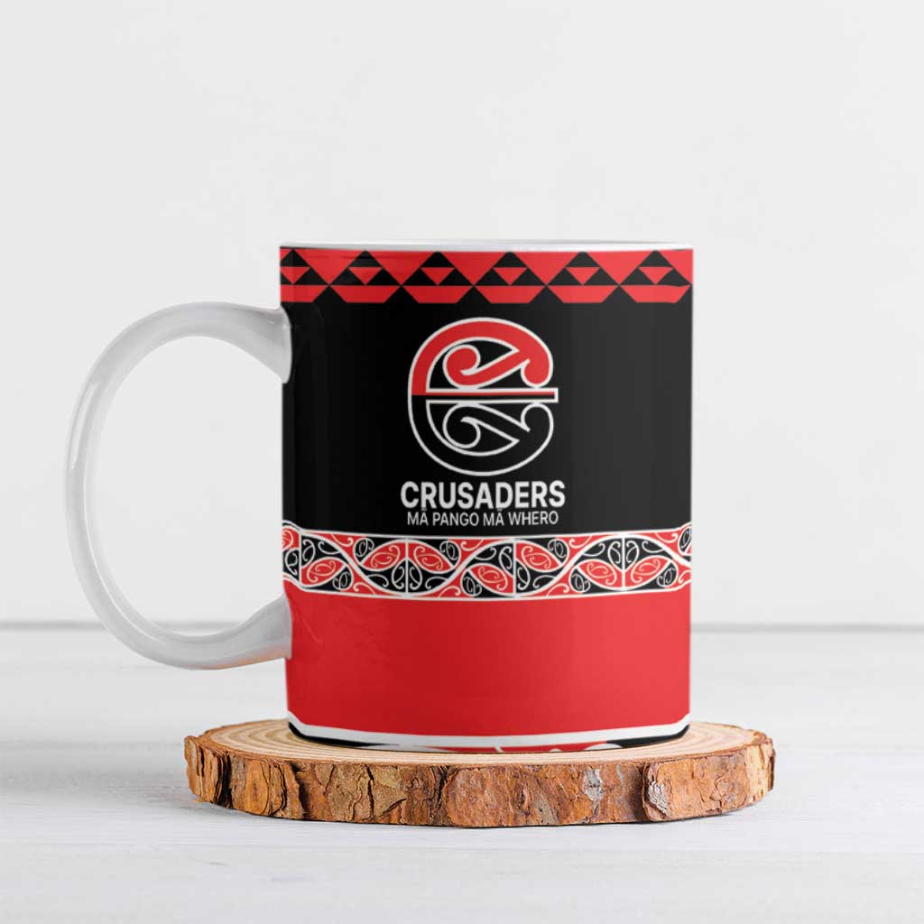 New Zealand Rugby Pacific Custom Ceramic Mug Whatumoana Maori Kowhaiwhai Pattern - Aussie Hoodie