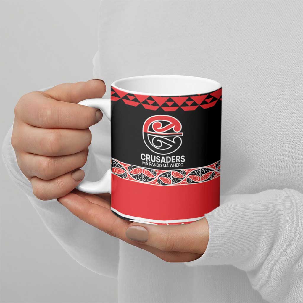 New Zealand Rugby Pacific Custom Ceramic Mug Whatumoana Maori Kowhaiwhai Pattern - Aussie Hoodie