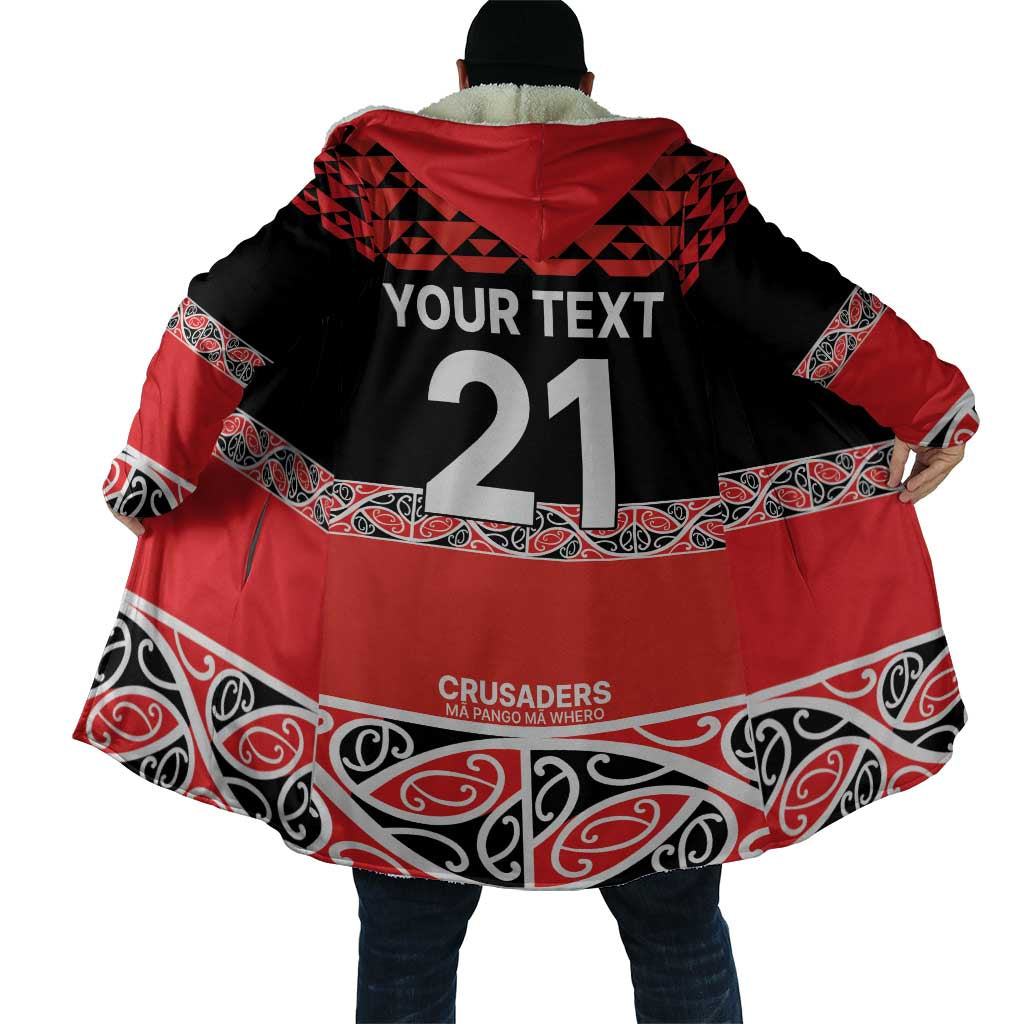 New Zealand Rugby Pacific Custom Cloak Whatumoana Maori Kowhaiwhai Pattern - Aussie Hoodie