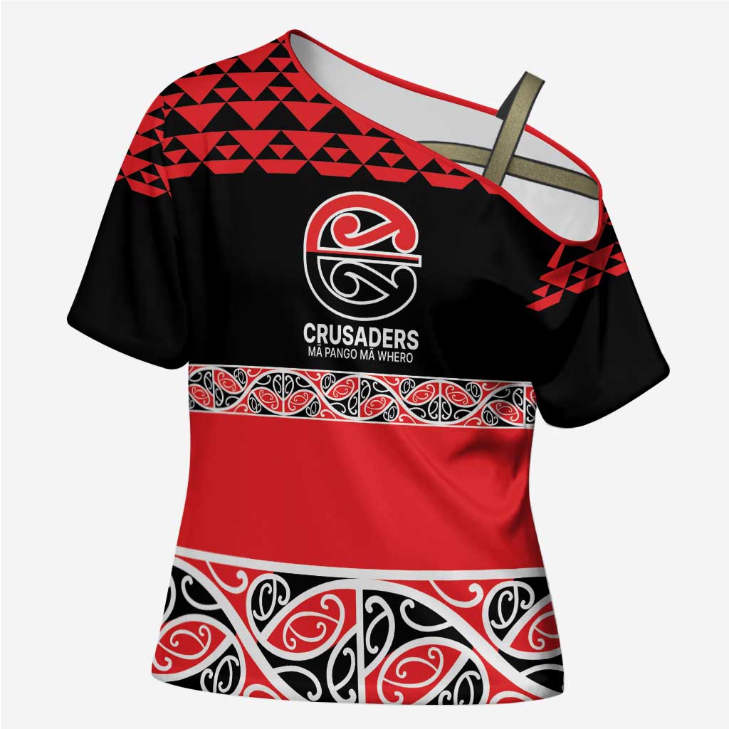 New Zealand Rugby Pacific Custom Cross Shoulder Shirt Whatumoana Maori Kowhaiwhai Pattern - Aussie Hoodie