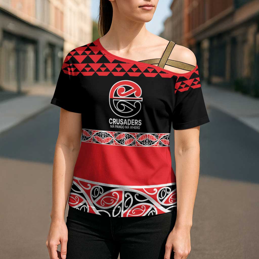 New Zealand Rugby Pacific Custom Cross Shoulder Shirt Whatumoana Maori Kowhaiwhai Pattern - Aussie Hoodie