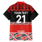 New Zealand Rugby Pacific Custom Family Matching Off The Shoulder Long Sleeve Dress and Hawaiian Shirt Whatumoana Maori Kowhaiwhai Pattern