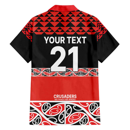 New Zealand Rugby Pacific Custom Family Matching Off The Shoulder Long Sleeve Dress and Hawaiian Shirt Whatumoana Maori Kowhaiwhai Pattern