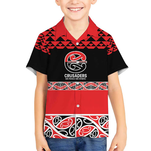 New Zealand Rugby Pacific Custom Hawaiian Shirt Whatumoana Maori Kowhaiwhai Pattern