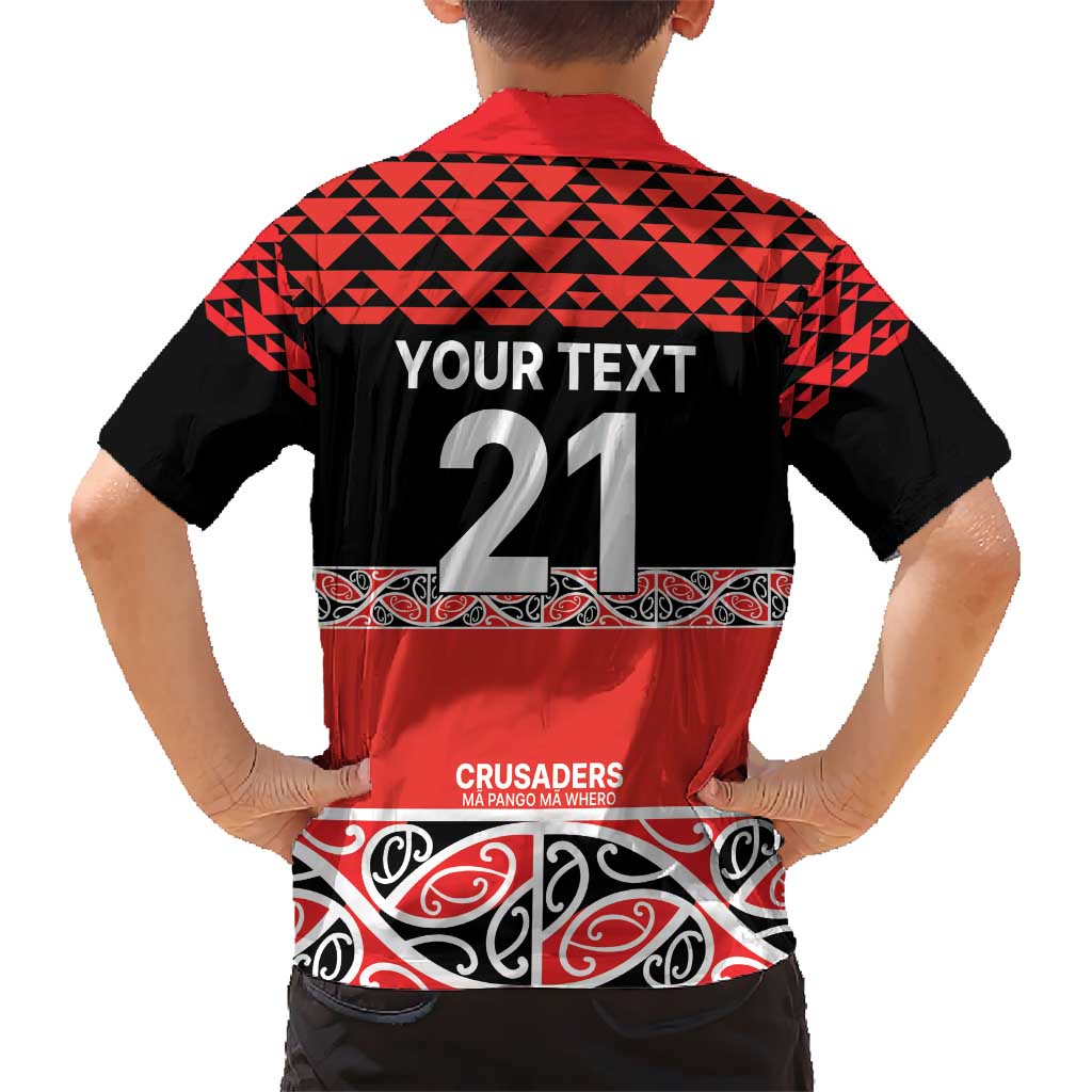New Zealand Rugby Pacific Custom Hawaiian Shirt Whatumoana Maori Kowhaiwhai Pattern