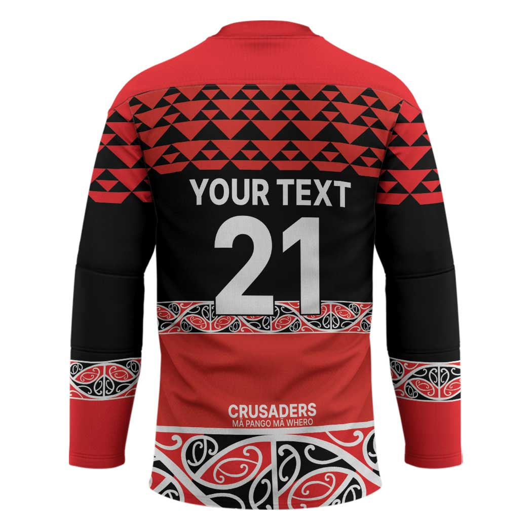 New Zealand Rugby Pacific Custom Hockey Jersey Whatumoana Maori Kowhaiwhai Pattern - Aussie Hoodie