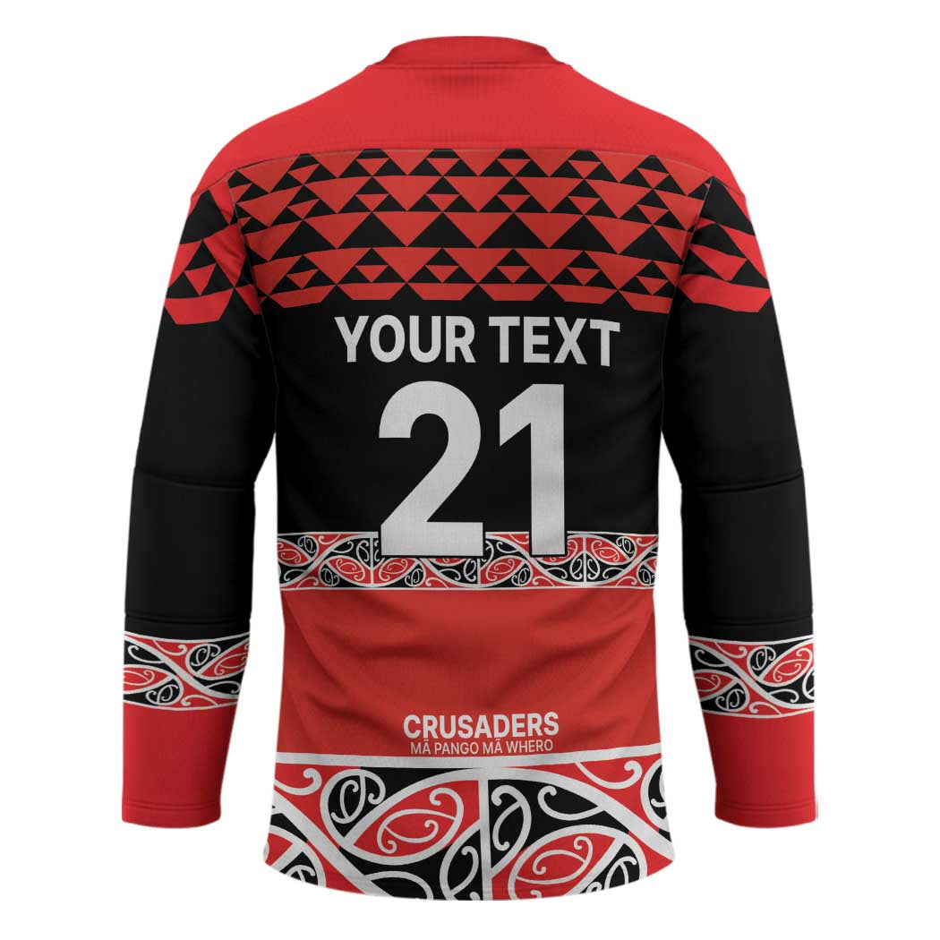 New Zealand Rugby Pacific Custom Hockey Jersey Whatumoana Maori Kowhaiwhai Pattern - Aussie Hoodie