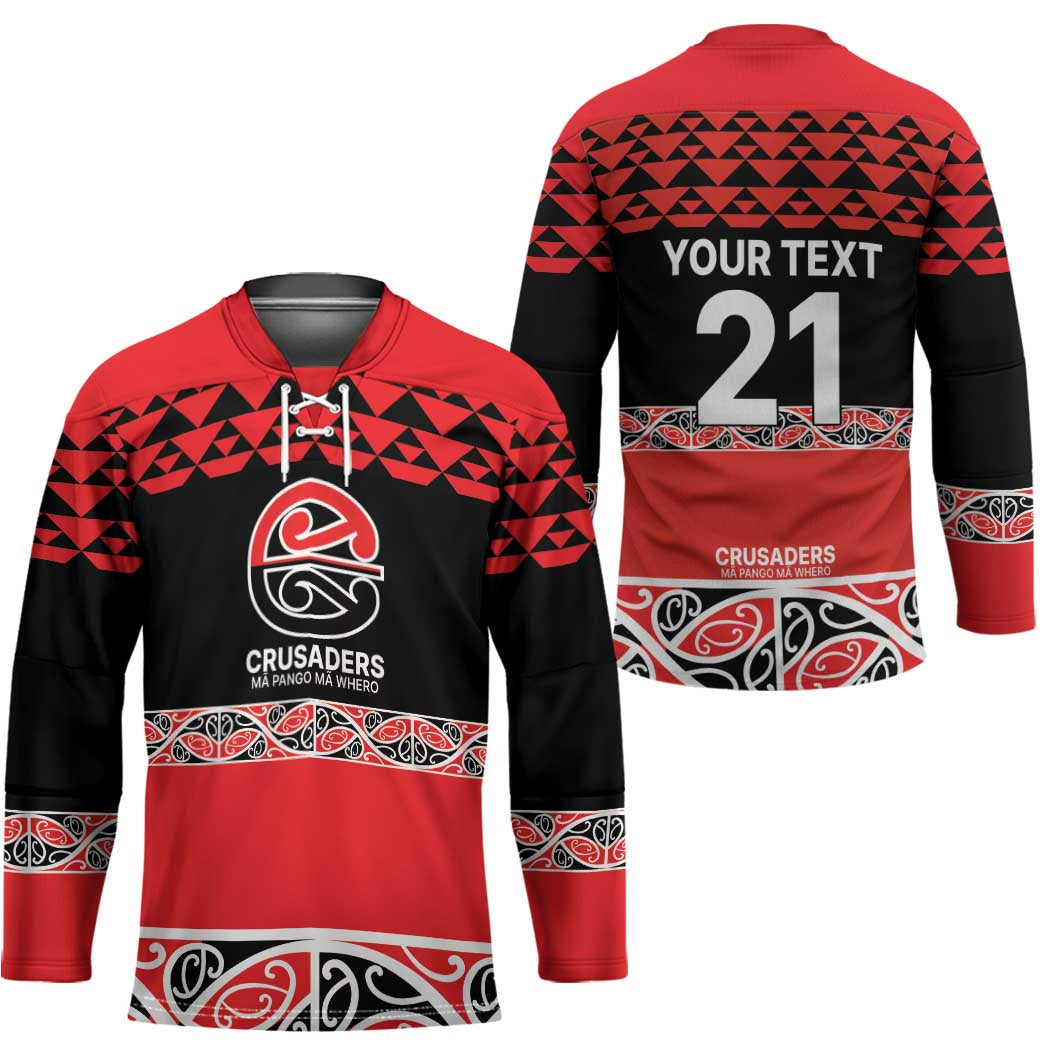 New Zealand Rugby Pacific Custom Hockey Jersey Whatumoana Maori Kowhaiwhai Pattern - Aussie Hoodie