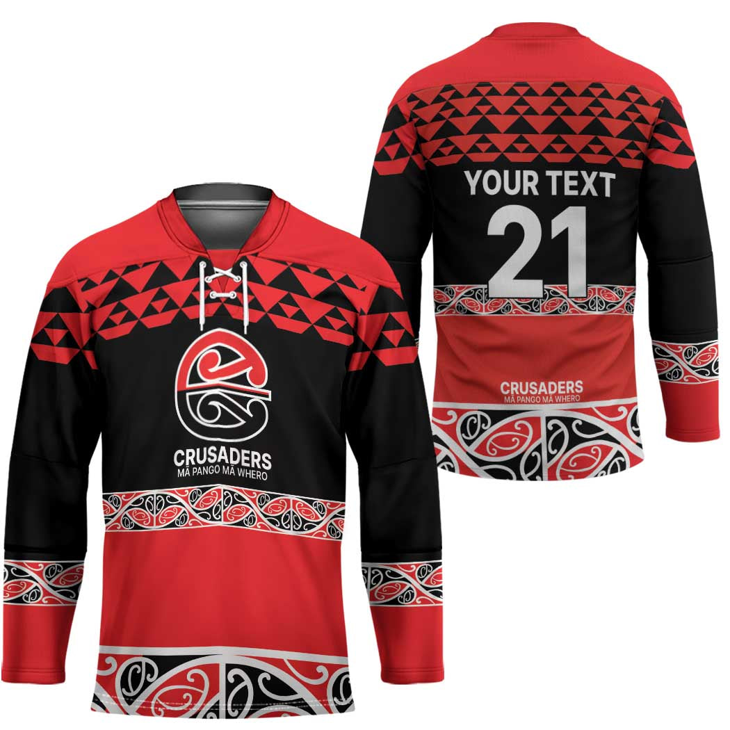 New Zealand Rugby Pacific Custom Hockey Jersey Whatumoana Maori Kowhaiwhai Pattern - Aussie Hoodie