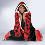 New Zealand Rugby Pacific Custom Hooded Blanket Whatumoana Maori Kowhaiwhai Pattern