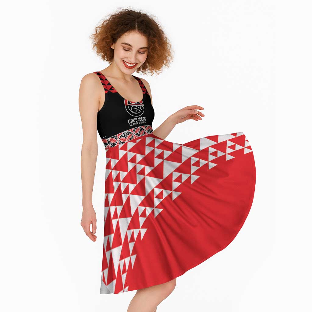 New Zealand Rugby Pacific Custom Midi Dress Whatumoana Maori Kowhaiwhai Pattern - Aussie Hoodie