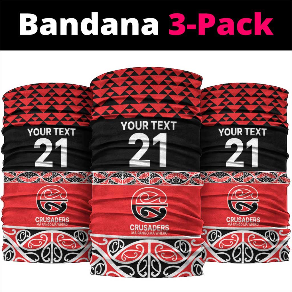 New Zealand Rugby Pacific Custom Neck Gaiter Whatumoana Maori Kowhaiwhai Pattern - Aussie Hoodie