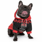 New Zealand Maori Rugby Pacific Custom Pet Hoodie Whatumoana Maori Kowhaiwhai Pattern