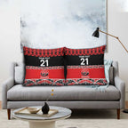 New Zealand Rugby Pacific Custom Pillow Cover Whatumoana Maori Kowhaiwhai Pattern - Aussie Hoodie