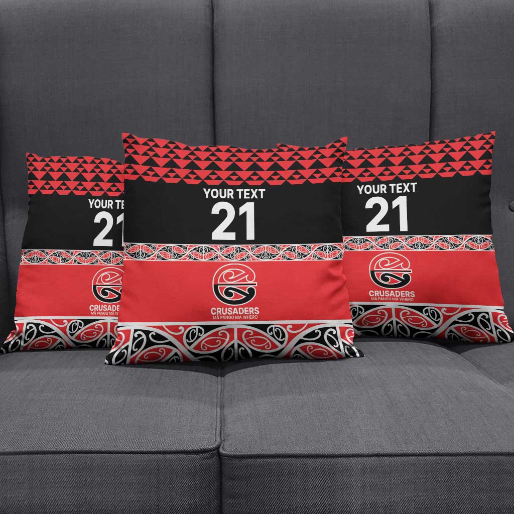 New Zealand Rugby Pacific Custom Pillow Cover Whatumoana Maori Kowhaiwhai Pattern - Aussie Hoodie