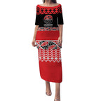 New Zealand Rugby Pacific Custom Puletasi Whatumoana Maori Kowhaiwhai Pattern