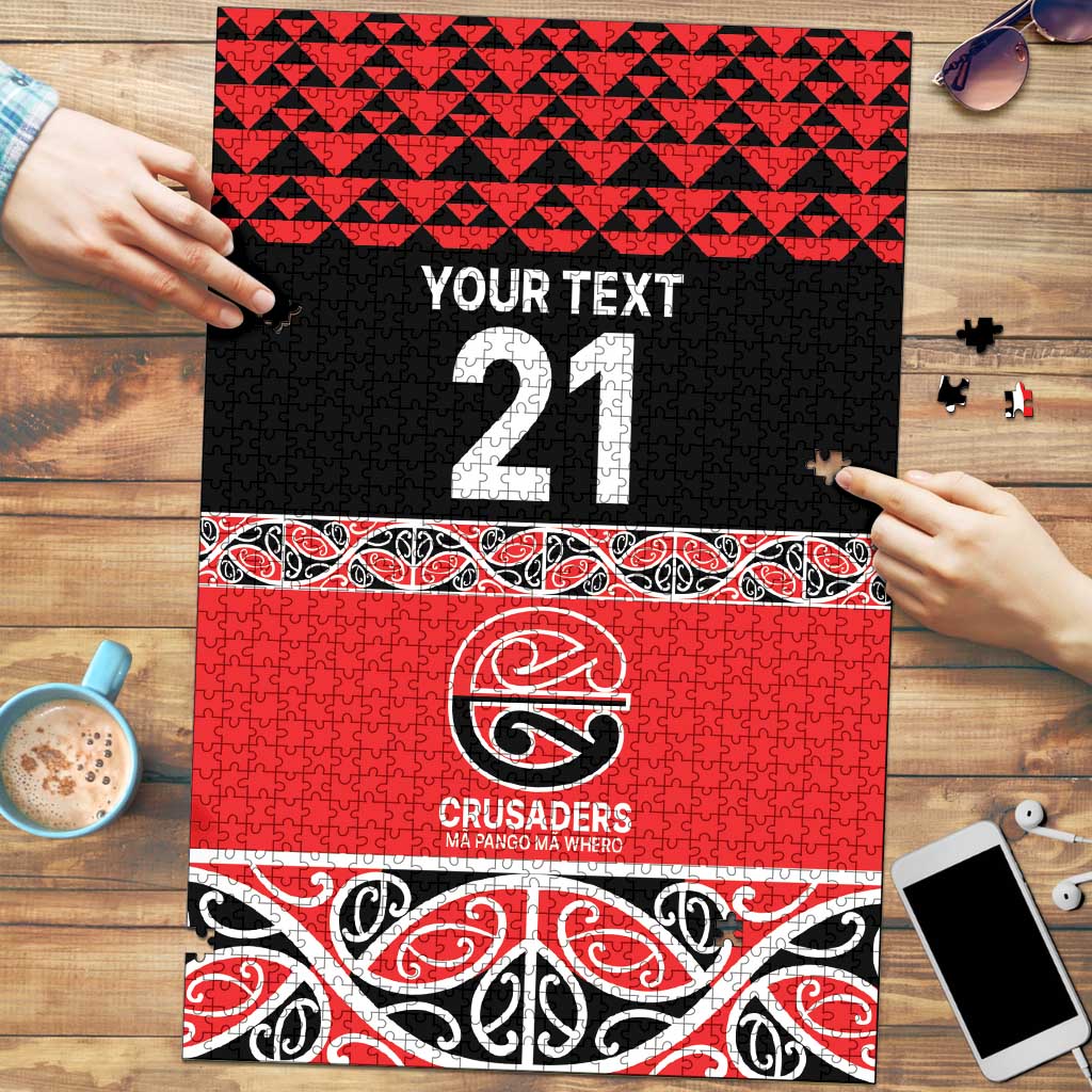 New Zealand Rugby Pacific Custom Puzzle Whatumoana Maori Kowhaiwhai Pattern - Aussie Hoodie
