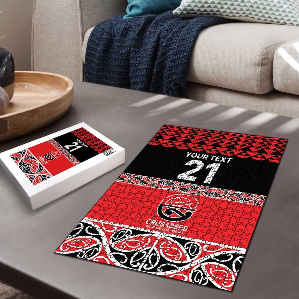 New Zealand Rugby Pacific Custom Puzzle Whatumoana Maori Kowhaiwhai Pattern - Aussie Hoodie