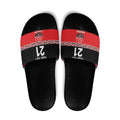 New Zealand Rugby Pacific Custom Slide Sandals Whatumoana Maori Kowhaiwhai Pattern - Aussie Hoodie