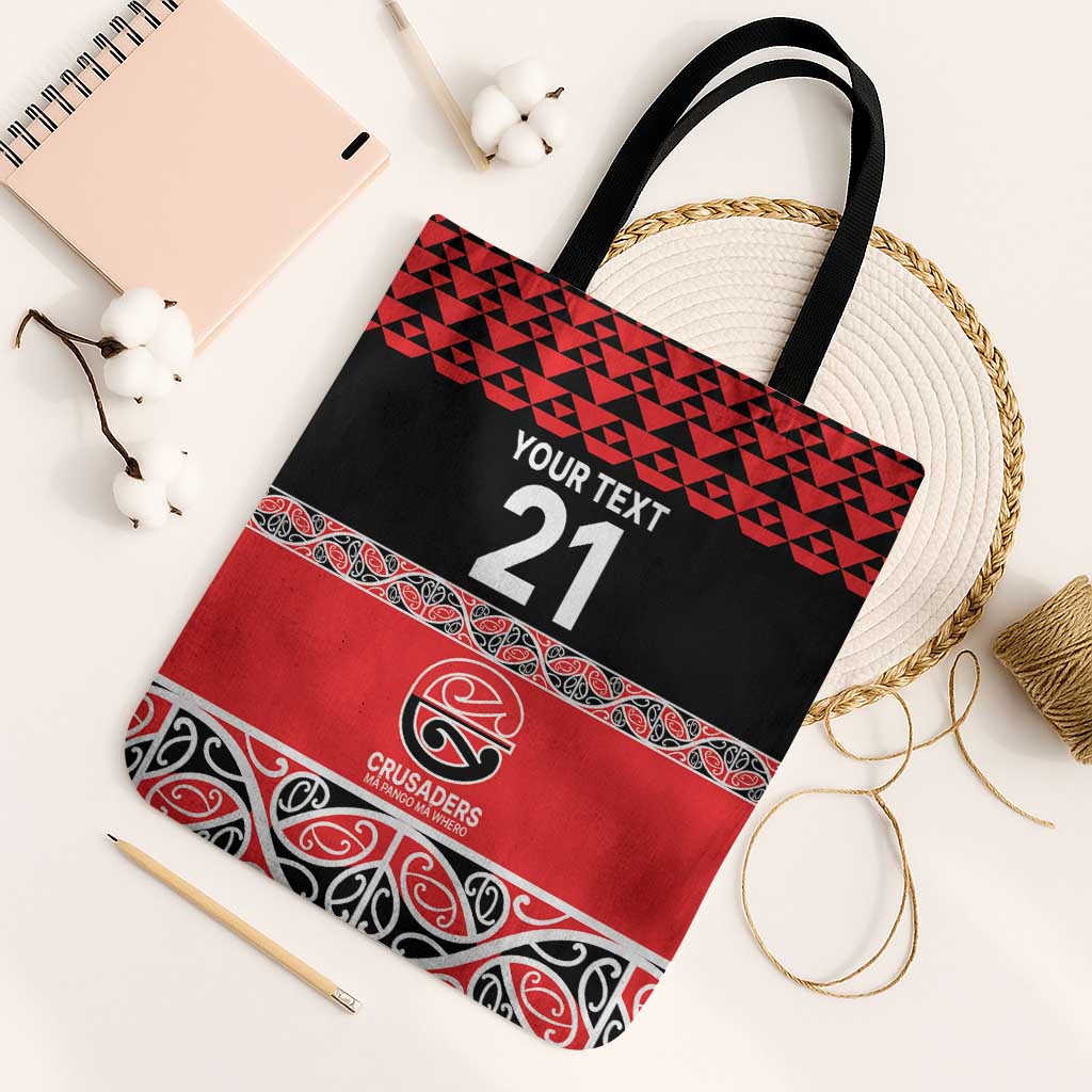 New Zealand Rugby Pacific Custom Tote Bag Whatumoana Maori Kowhaiwhai Pattern - Aussie Hoodie