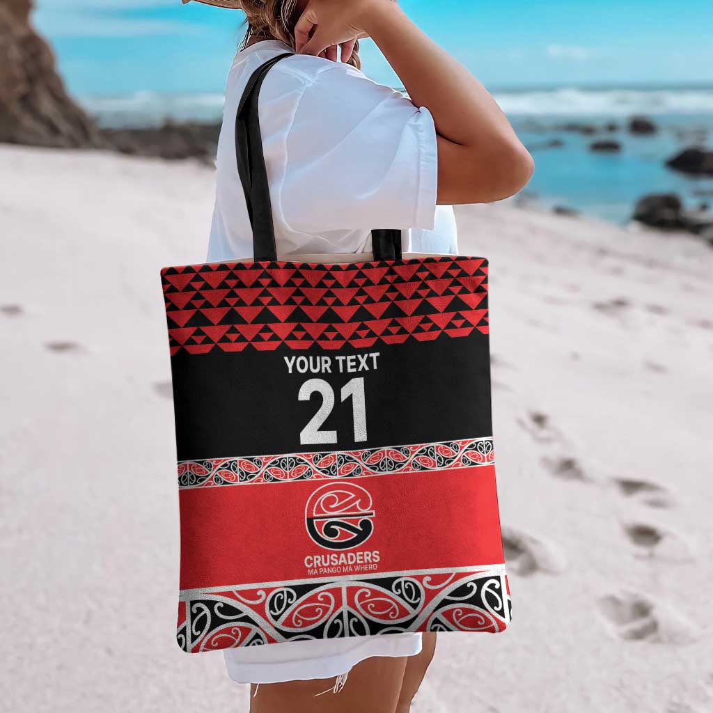 New Zealand Rugby Pacific Custom Tote Bag Whatumoana Maori Kowhaiwhai Pattern - Aussie Hoodie