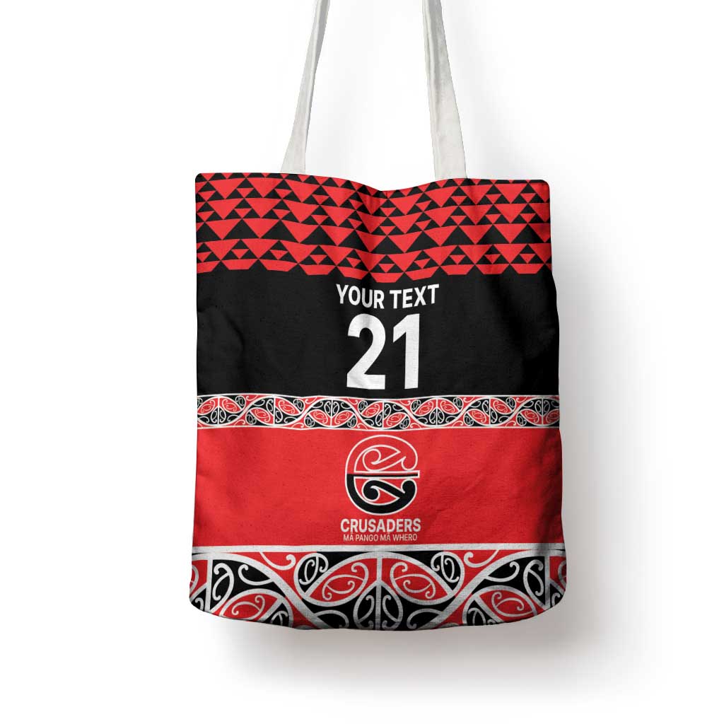 New Zealand Rugby Pacific Custom Tote Bag Whatumoana Maori Kowhaiwhai Pattern - Aussie Hoodie
