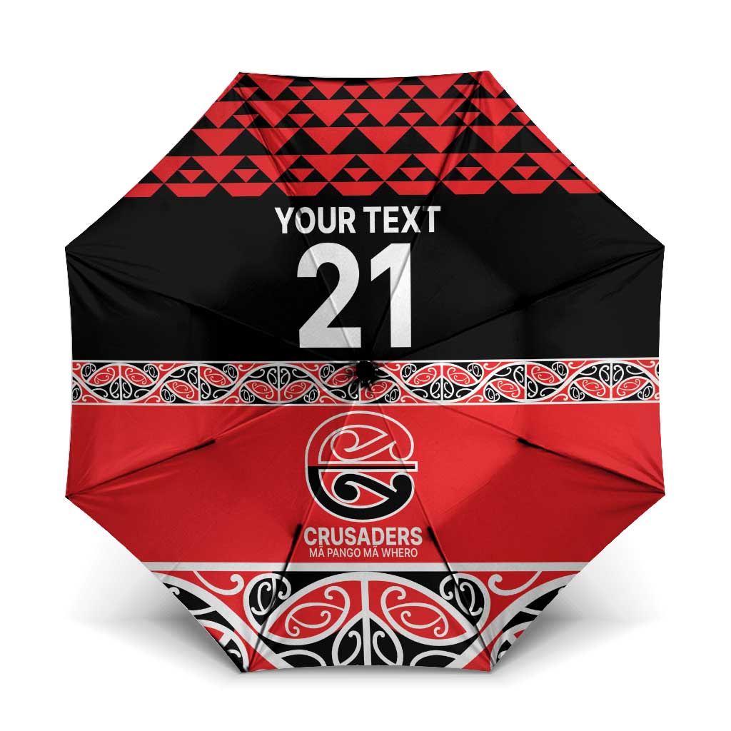 New Zealand Rugby Pacific Custom Umbrella Whatumoana Maori Kowhaiwhai Pattern - Aussie Hoodie