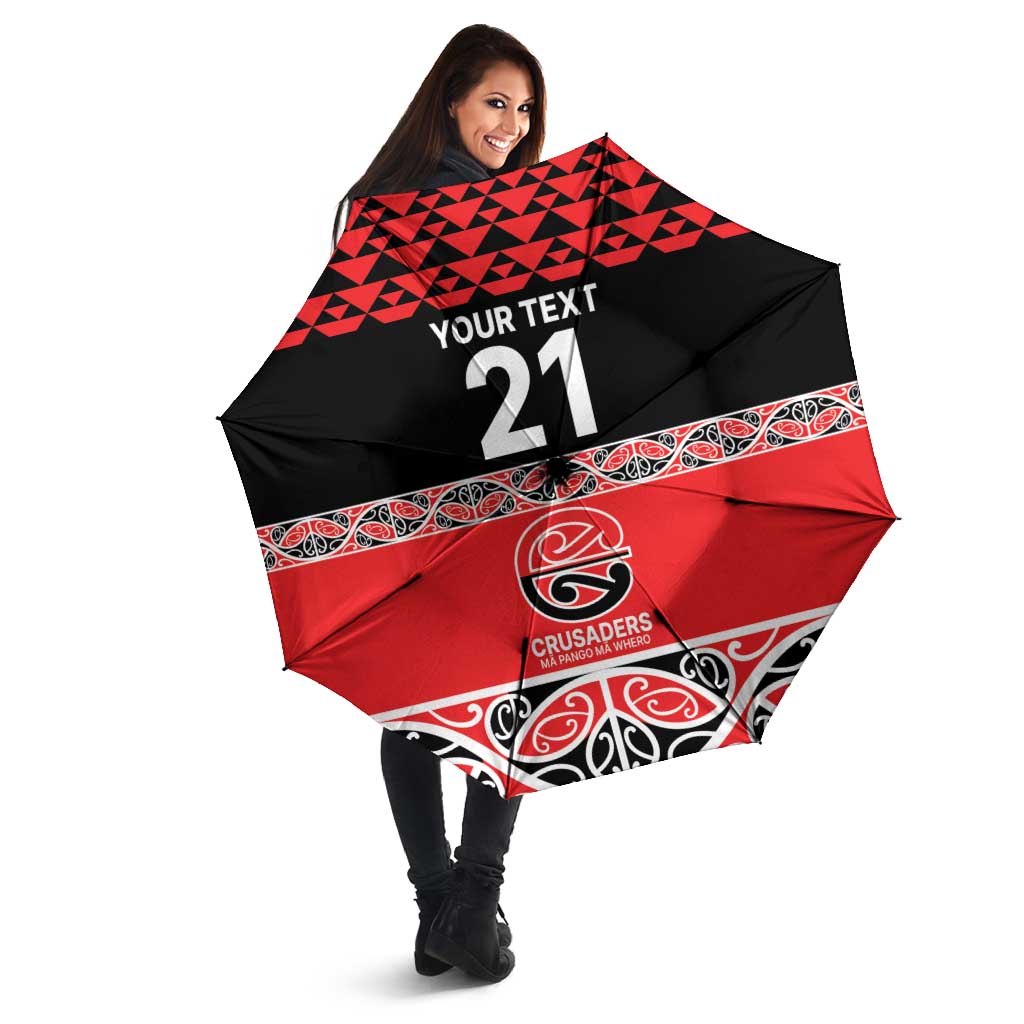 New Zealand Rugby Pacific Custom Umbrella Whatumoana Maori Kowhaiwhai Pattern - Aussie Hoodie