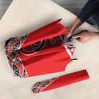 New Zealand Rugby Pacific Custom Umbrella Whatumoana Maori Kowhaiwhai Pattern - Aussie Hoodie