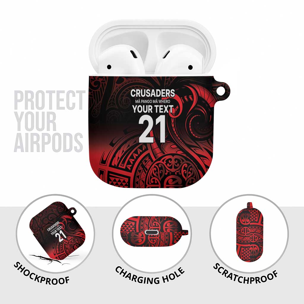New Zealand Rugby Pacific Custom AirPods Case Whatumoana Maori Tribal Tattoo - Aussie Hoodie