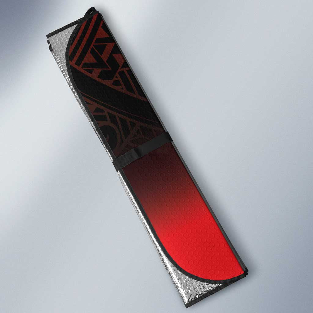 New Zealand Rugby Pacific Custom Auto Sun Shade Whatumoana Maori Tribal Tattoo - Aussie Hoodie