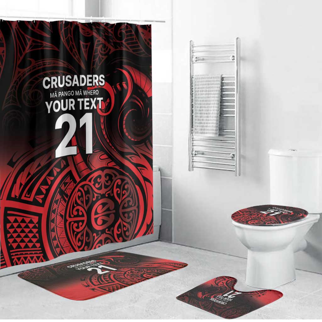 New Zealand Rugby Pacific Custom Bathroom Set Whatumoana Maori Tribal Tattoo - Aussie Hoodie