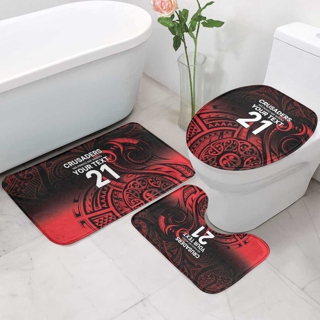 New Zealand Rugby Pacific Custom Bathroom Set Whatumoana Maori Tribal Tattoo - Aussie Hoodie
