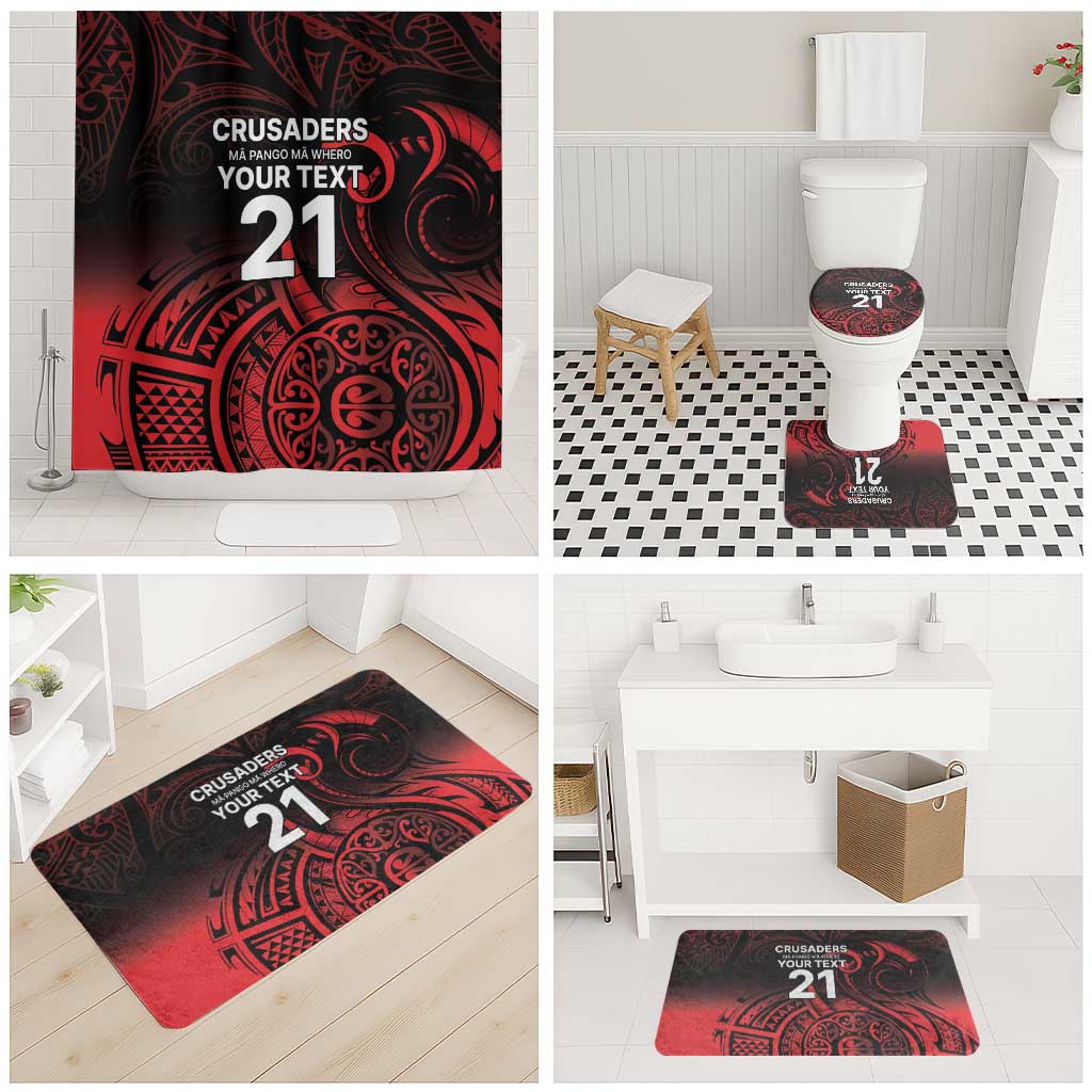 New Zealand Rugby Pacific Custom Bathroom Set Whatumoana Maori Tribal Tattoo - Aussie Hoodie