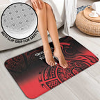 New Zealand Rugby Pacific Custom Bathroom Set Whatumoana Maori Tribal Tattoo - Aussie Hoodie