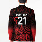 New Zealand Rugby Pacific Custom Blazer Whatumoana Maori Tribal Tattoo - Aussie Hoodie