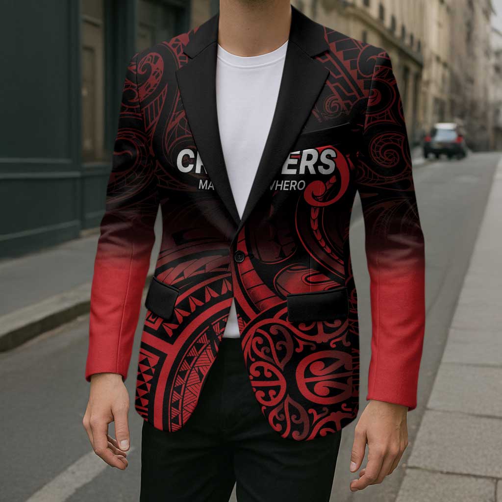 New Zealand Rugby Pacific Custom Blazer Whatumoana Maori Tribal Tattoo - Aussie Hoodie