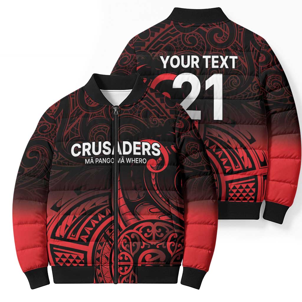 New Zealand Rugby Pacific Custom Bomber Puffer Jacket Whatumoana Maori Tribal Tattoo - Aussie Hoodie