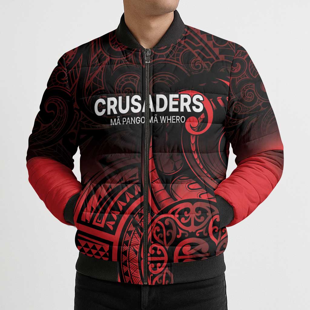 New Zealand Rugby Pacific Custom Bomber Puffer Jacket Whatumoana Maori Tribal Tattoo - Aussie Hoodie