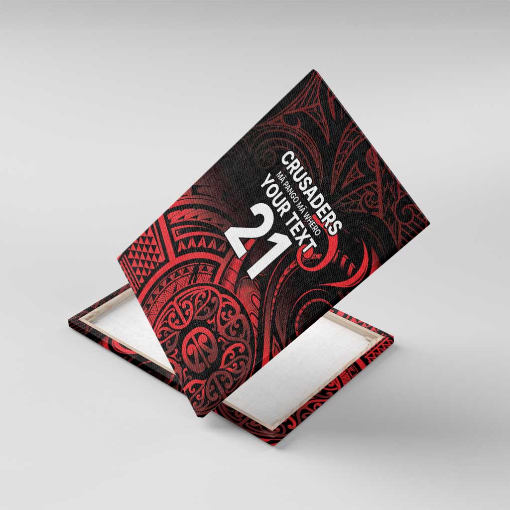 New Zealand Rugby Pacific Custom Canvas Wall Art Whatumoana Maori Tribal Tattoo