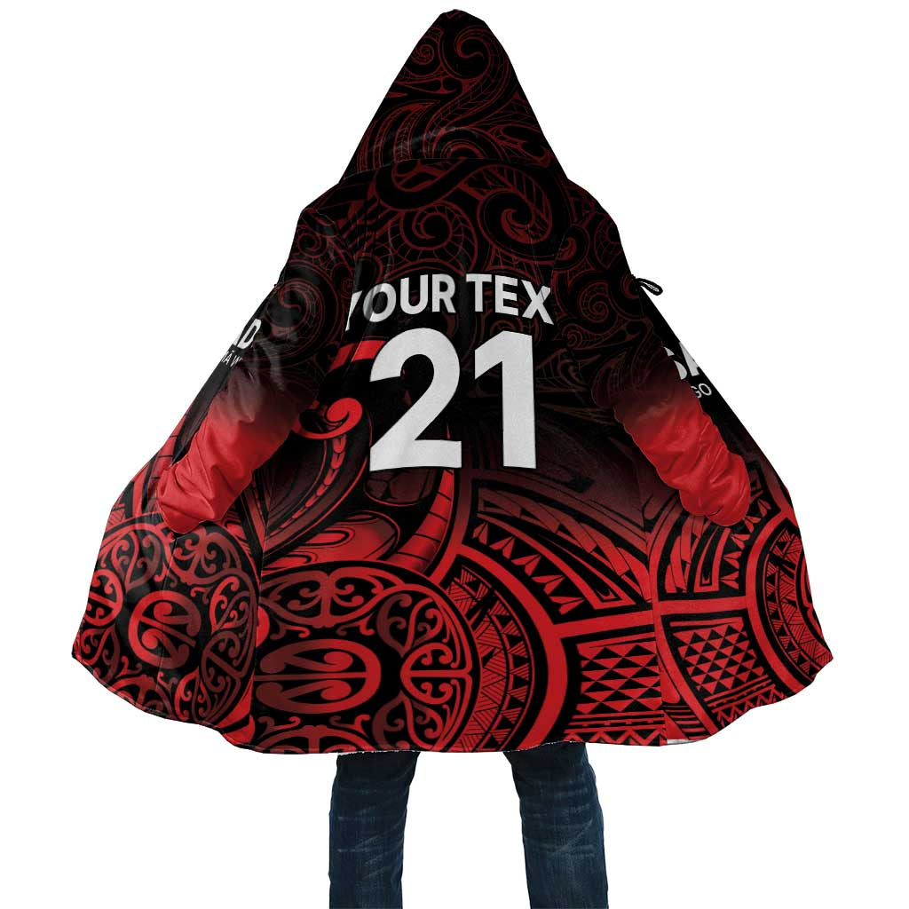 New Zealand Rugby Pacific Custom Cloak Whatumoana Maori Tribal Tattoo - Aussie Hoodie